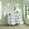 James Martin Vanities 48'' Single Vanity, Bright White w/ 3 CM Eternal Jasmine Pearl Quartz Top 424-V48-BW-3EJP - alternate 3